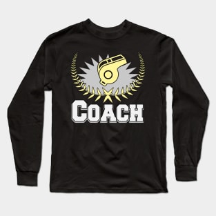 Sports Coach Whistle Long Sleeve T-Shirt